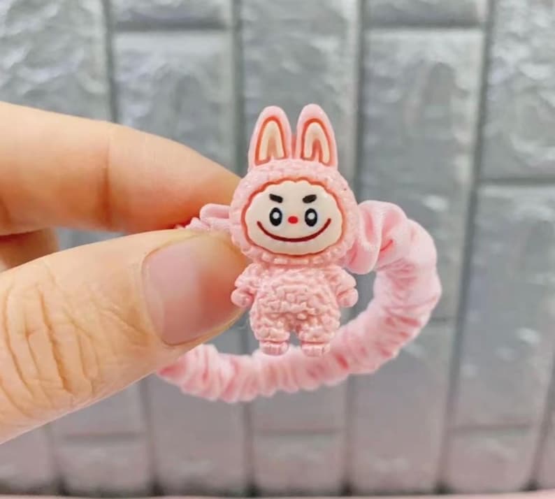 Labubu Hairbands Hair Tie's Excellent Quality Set Including All 5 Colours Perfect For Back To School