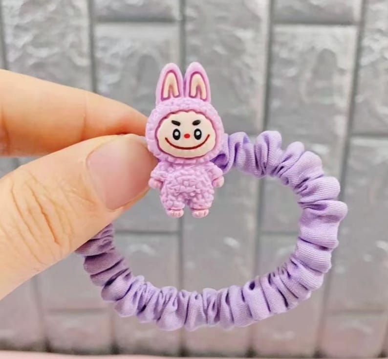 Labubu Hairbands Hair Tie's Excellent Quality Set Including All 5 Colours Perfect For Back To School
