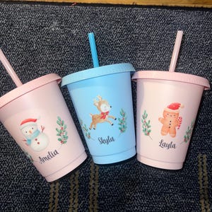Personalised Christmas Children's Cup, Kids Xmas Cup, Personalised Kids Christmas Cup, Stocking Filler for Kids, Christmas Eve Box Fillers