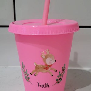 Personalised Christmas Children's Cup, Kids Xmas Cup, Personalised Kids Christmas Cup, Stocking Filler for Kids, Christmas Eve Box Fillers