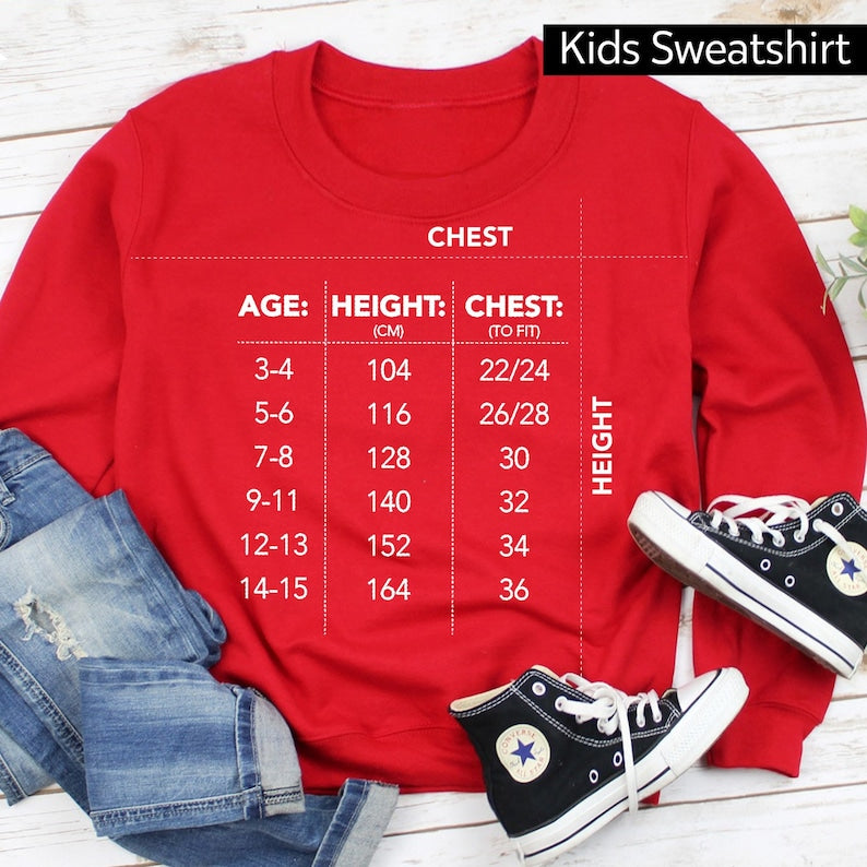 Personalised Reindeer Christmas Jumper with Flowers Name Unisex Kids Size Jumper Day Young Toddler Girl Youth Child Children Daughter Son