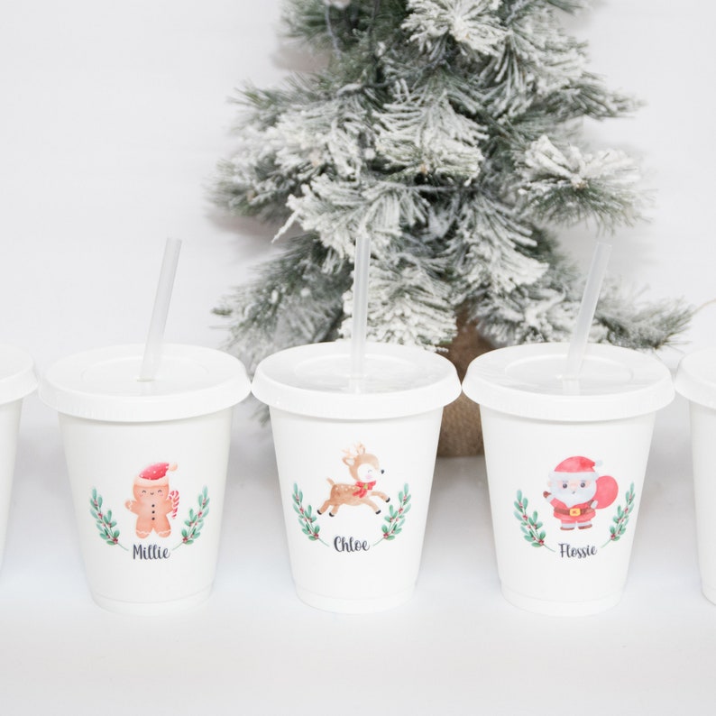 Personalised Christmas Children's Cup, Kids Xmas Cup, Personalised Kids Christmas Cup, Stocking Filler for Kids, Christmas Eve Box Fillers