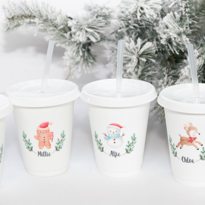 Personalised Christmas Children's Cup, Kids Xmas Cup, Personalised Kids Christmas Cup, Stocking Filler for Kids, Christmas Eve Box Fillers
