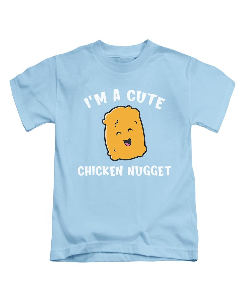 I'm A Cute Chicken Nugget Kids T-Shirt Cute Childrens Tee Top New