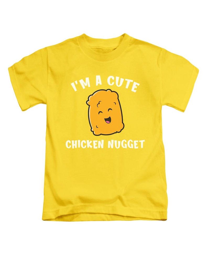 I'm A Cute Chicken Nugget Kids T-Shirt Cute Childrens Tee Top New