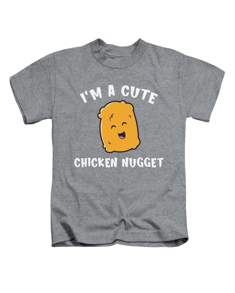 I'm A Cute Chicken Nugget Kids T-Shirt Cute Childrens Tee Top New