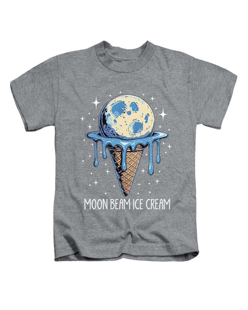 Moon Beam Ice Cream Benson Boone Kids T-Shirt Cute Childrens Top New