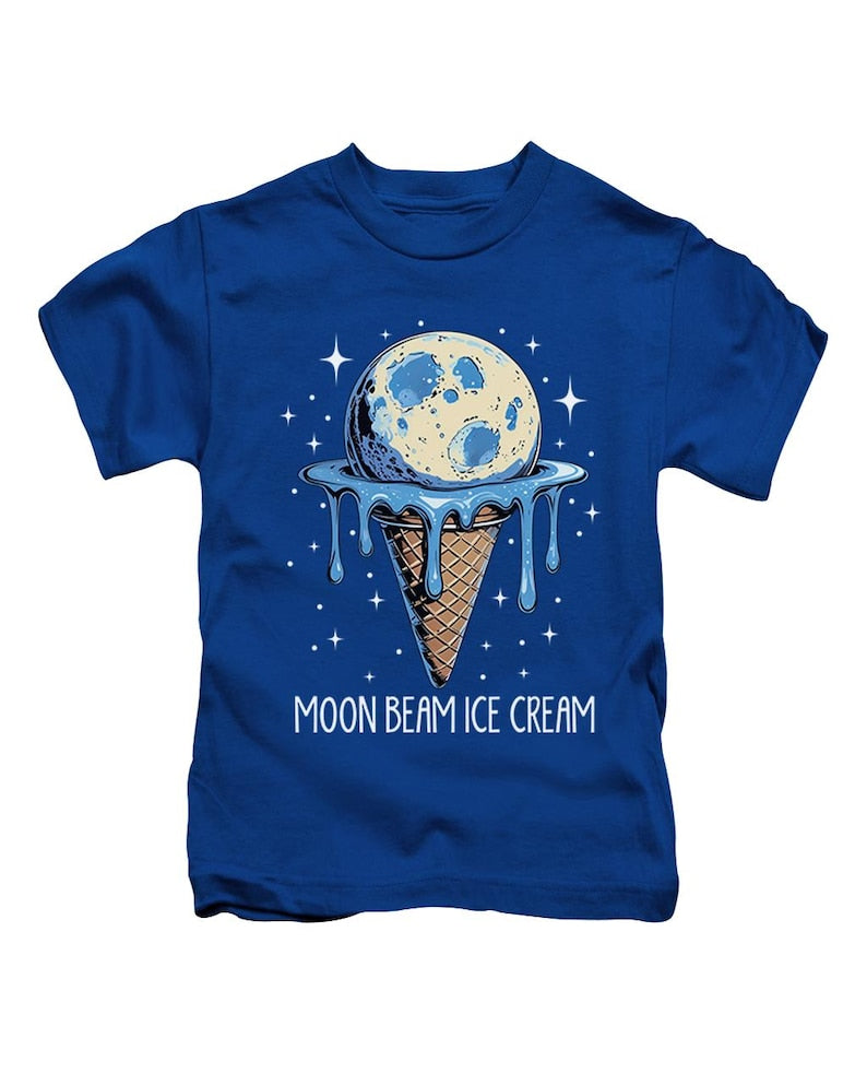 Moon Beam Ice Cream Benson Boone Kids T-Shirt Cute Childrens Top New