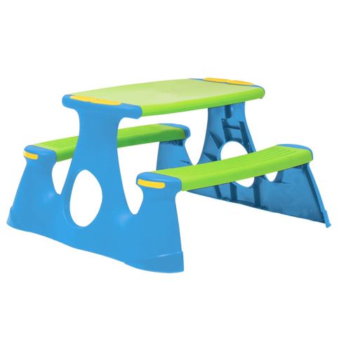 VidaXL Picnic Bench for Children 89.5x84.5x48 cm Polypropylene