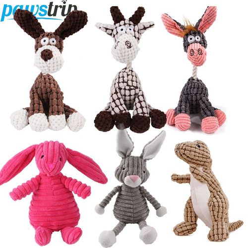 Pawstrip Plush Squeaky Toy - Durable Chew Toy for Dogs