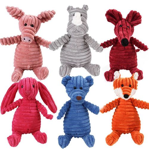 Pawstrip Plush Squeaky Toy - Durable Chew Toy for Dogs