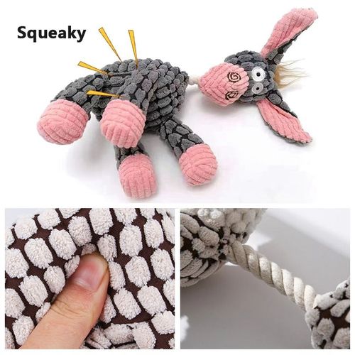 Pawstrip Plush Squeaky Toy - Durable Chew Toy for Dogs